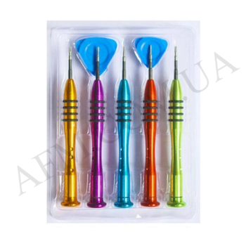 Набір викруток Sunshine SS-5103E (1.2+/ 2.0-/ 0.8*/ 0.6Y/ T2 + 2 медіатора)