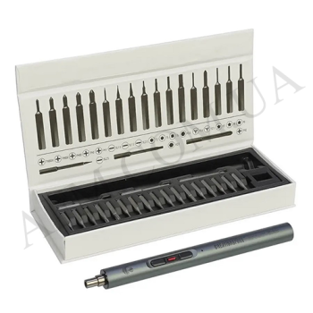 Акумуляторна викрутка Kaisi CS0312A з LED підсвічуванням 20 бит,  Mini намагничиватель/ размагничив