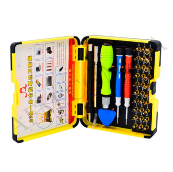 Набір інструментів ShengWei 37 в 1 (ручка,  30 бит,  2 удлинителя,  викрутки +1.5,  зірка 0.8)*