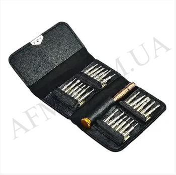 Набір викруток YX-6525/ XW-6025 карманный в чехле (ручка,  24 насадки)