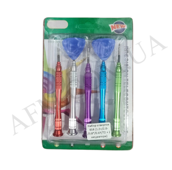 Набір викруток 658 (1.2+/ 2.0-/ 0.8*/ 0.6Y/ T2 + 2 медіатора)*