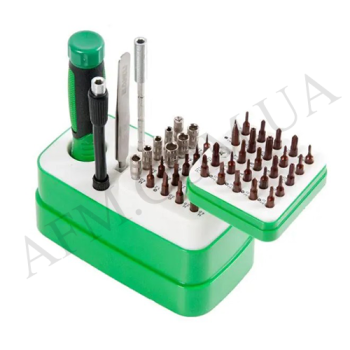 Набор инструментов Baku BA-3039 (ручка с трещоткой, 2 удлинителя, пинцет прямой, 48 насадок)!