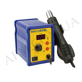 Паяльна станція Baku BK858L фен з цифровим блоком регулювання (220V/ 700W)