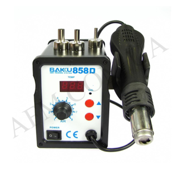 Паяльна станція Baku BK858D фен з цифровим блоком регулювання (220V/ 700W)