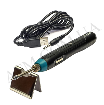 Паяльник WEP 947 USB портативний з підставкою (питание від USB 5V/ 9W/ t 500 гр З)