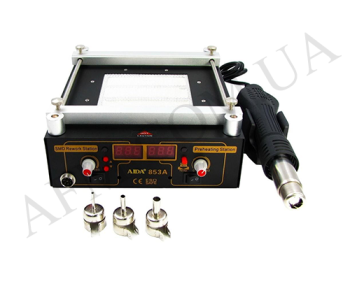 Преднагрівач плат Aida 853A инфракрасный,  керамический,  з термовоздушным феном та цифр.индикац