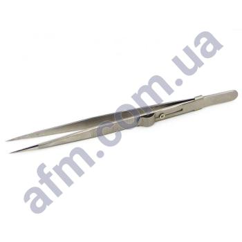 Пинцет прямой AIDA V-16A/ V-16K с фиксатором