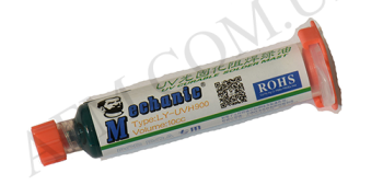 Лак ізоляційний MECHANIC LY-UVH900 10 мл. зелений в шприце