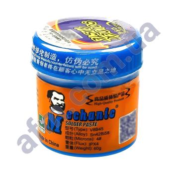 Паста BGA легкоплавкая Mechanic V8B45 (60г,  138 гр.С)