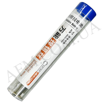 Припій для пайки контактів АКБ безсвинцовый Mega-Idea With Lead (1.0*1500мм,  10гр,  Sn63%,  Pb37%)