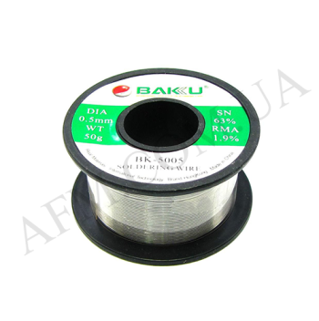 Припій дротяний BAKU BK-5005 (0.5m,  Sn 63%,  Pb 35.1% rma 1.9% )