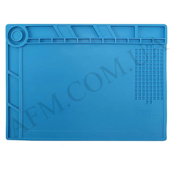 Мат силиконовый,  термоустойчивый Aida S-140 для ремонту портативною техніки (345*245мм)