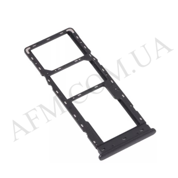 Тримач SIM-карты та карти пам'яті Tecno Spark 20C (BG7n) Gravity Black чорний