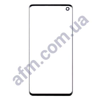 Скло екрану Samsung G970 Galaxy S10E чорне + OCA плівка