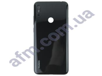 Задняя крышка Huawei Y6 2019 (MRD-LX1)/ Y6 Prime 2019 чёрная + стекло камеры