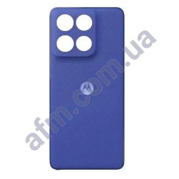 Задняя крышка Motorola XT2507 Edge 60 Pro синяя Dazzling Blue