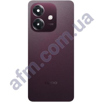 Задняя крышка Oppo A3x 4G бордовая Nebula Red + стекло камеры