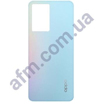 Задняя крышка Oppo A57s голубая