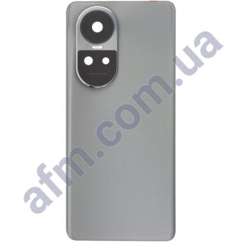 Задняя крышка Oppo Reno 10 Pro серая + стекло камеры