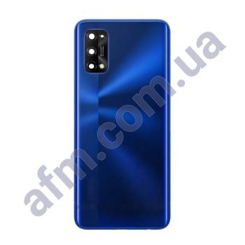 Задняя крышка Realme 7 Pro синяя Mirror Blue + стекло камеры