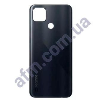 Задняя крышка Realme C21Y чёрная Cross Black