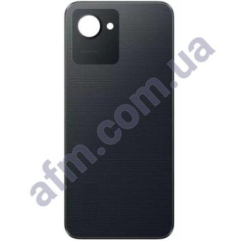 Задняя крышка Realme C30s чёрная Stripe Black