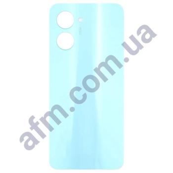 Задняя крышка Realme C33 2023 голубая Aqua Blue