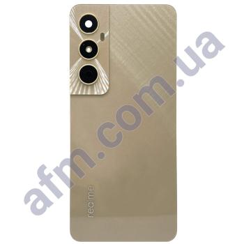 Задняя крышка Realme C65 золотая + стекло камеры