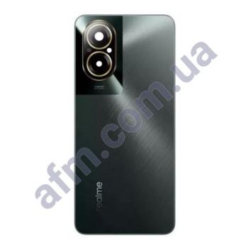Задняя крышка Realme C67 4G чёрная + стекло камеры