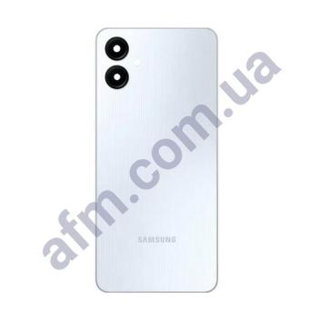 Задняя крышка Samsung A065 Galaxy A06 белая + стекло камеры!