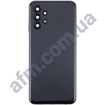 Задняя крышка Samsung A135 Galaxy A13/ A137 чёрная Black + стекло камеры