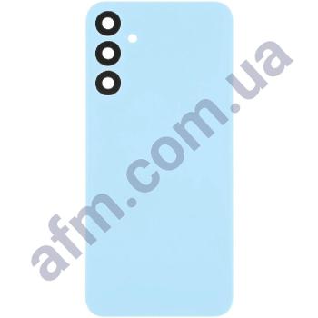 Задняя крышка Samsung A155 Galaxy A15/ A156 голубая + стекло камеры