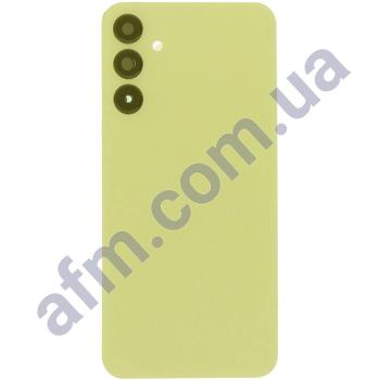 Задняя крышка Samsung A155 Galaxy A15/ A156 жёлтая + стекло камеры