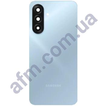 Задняя крышка Samsung A175 Galaxy A17 4G голубая + стекло камеры