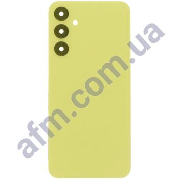 Задняя крышка Samsung A256 Galaxy A25 жёлтая + стекло камеры