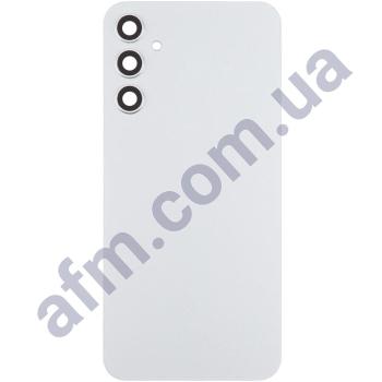 Задняя крышка Samsung A346 Galaxy A34 серебряная + стекло камеры