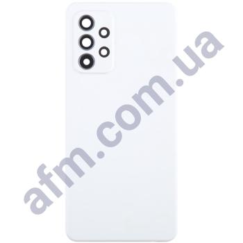 Задняя крышка Samsung A525 Galaxy A52/ A526/ A528 белая Awesome White + стекло камеры