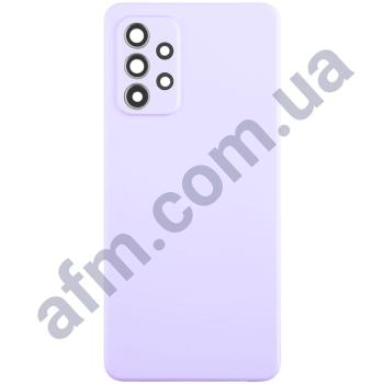 Задняя крышка Samsung A525 Galaxy A52/ A526/ A528 фиолетовая Awesome Violet + стекло камеры