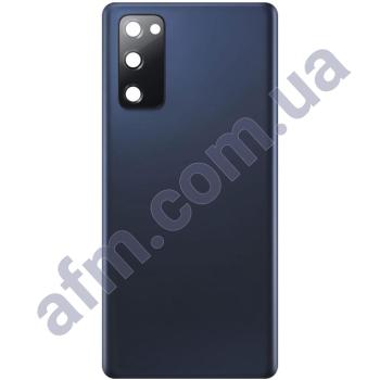 Задняя крышка Samsung G780 Galaxy S20 FE синяя Cloud Navy + стекло камеры