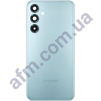 Задняя крышка Samsung M356 Galaxy M35 голубая Light Blue + стекло камеры
