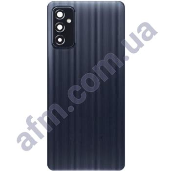 Задняя крышка Samsung M526 Galaxy M52 чёрная Blazing Black + стекло камеры
