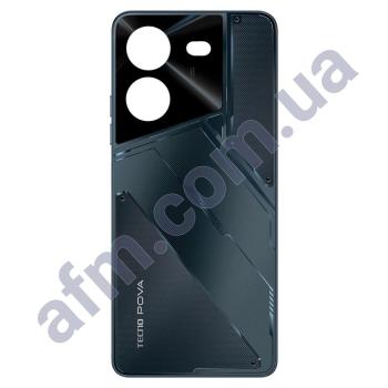 Задняя крышка Tecno Pova 5 (LH7n) чёрная Mecha Black