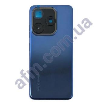 Задняя крышка Tecno Spark 10C синяя Meta Blue