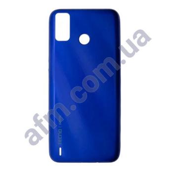 Задняя крышка Tecno Spark 6 Go (KE5J) синяя Aqua Blue