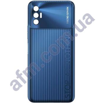 Задняя крышка Tecno Spark 8P синяя Atlantic Blue