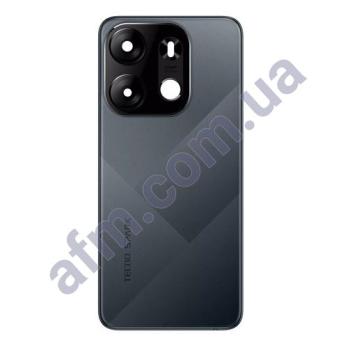 Задняя крышка Tecno Spark GO 2023 (BF7n) чёрная Endless Black + стекло камеры