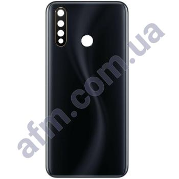 Задняя крышка Vivo Y19 чёрная + стекло камеры!