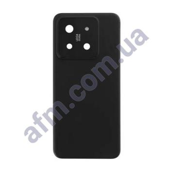 Задняя крышка Xiaomi 14 Pro чёрная (глянцевая) + стекло камеры
