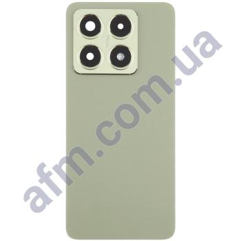 Задняя крышка Xiaomi 14T зелёная + стекло камеры