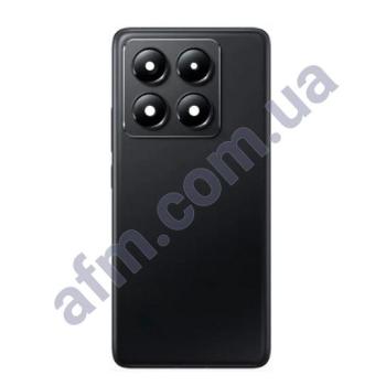 Задняя крышка Xiaomi 14T Pro чёрная + стекло камеры